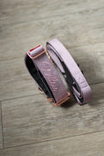 Load image into Gallery viewer, 1.5" Tacti Dog Collar Slim Luxe - Rose Gold - Sofia