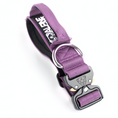 Load image into Gallery viewer, 1.5" Tacti Slim Dog Collar - Grape