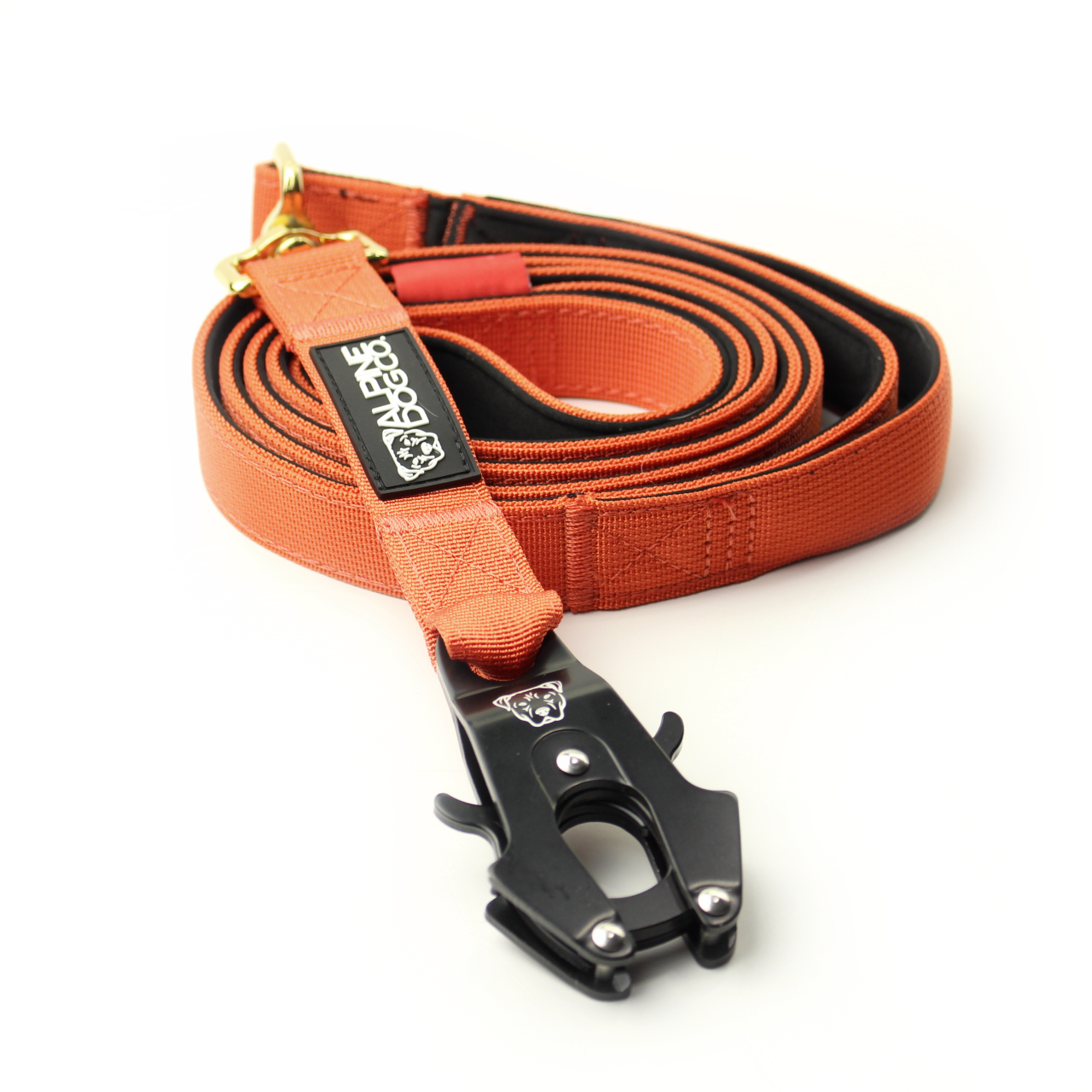 Tacti Luxe Dog Leash - Gold Cognac