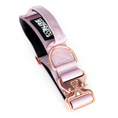 Load image into Gallery viewer, 1.5" Tacti Dog Collar Slim Luxe - Rose Gold - Sofia