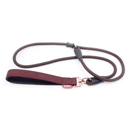 Dog Slip Lead - Chocolate